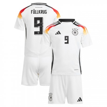 Saksa Niclas Fullkrug 9 Lasten Koti Euro 2024 - Jalkapallo Pelipaidat (S/S) Saksa Niclas Fullkrug 9 Lasten Koti Euro 2024 - Jalkapallo Pelipaidat (S/S)